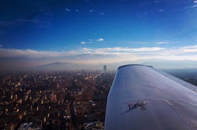 vista di Torino dall'alto